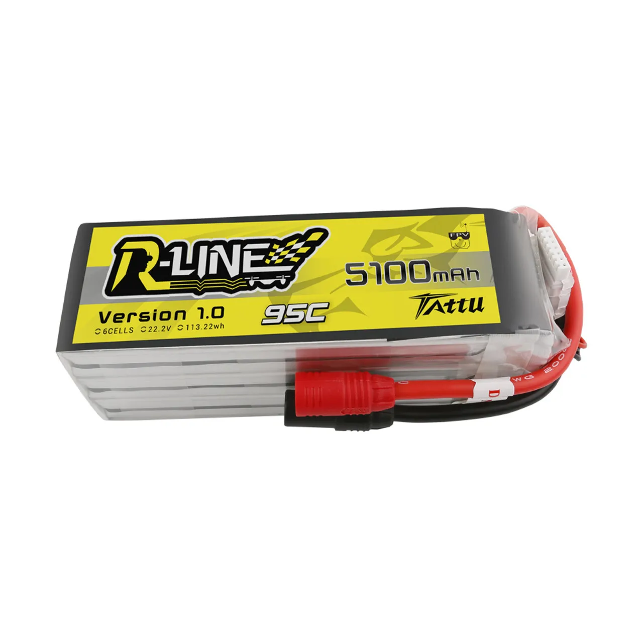 Original Tattu R-Line 22.2V 5100mah/2200mah 6S 95C FPV Lipo Battery With Plug With High Quality And Reliable Power Local Service
Original Tattu R-Line 22.2V 5100mah/2200mah 6S 95C FPV Lipo Battery With Plug With High Quality And Reliable Power Local Service