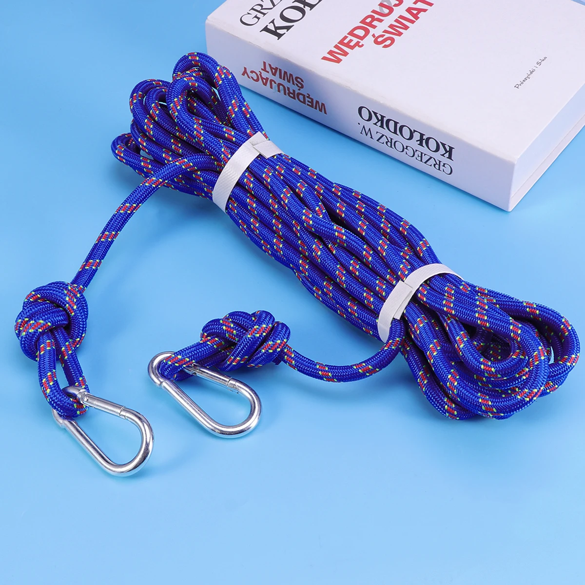 10M Durable Reinforced Polyester Rope for Mountaineering Climbing Sling Rappelling Safety Equipment Auxiliary Cord
10M Durable Reinforced Polyester Rope for Mountaineering Climbing Sling Rappelling Safety Equipment Auxiliary Cord