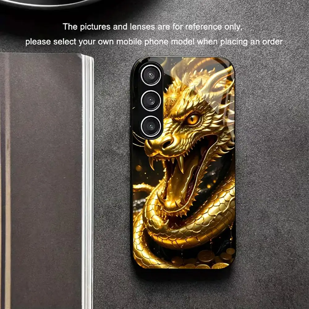 Luxury Golden Dragon Phone Case For Samsung GalaxyS26 S25 S24 S23 S22 S21 Ultra Plus Shockproof Hard Tempered Glass Back Cover
Luxury Golden Dragon Phone Case For Samsung GalaxyS26 S25 S24 S23 S22 S21 Ultra Plus Shockproof Hard Tempered Glass Back Cover