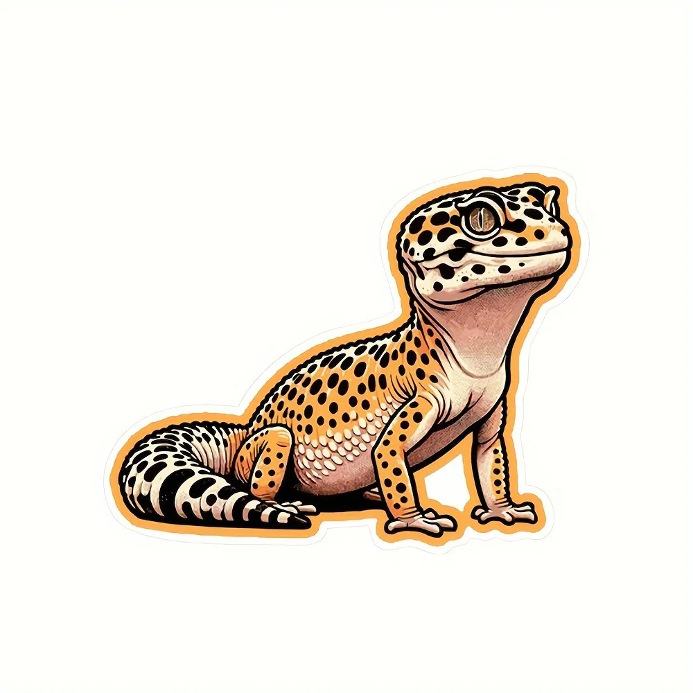 1Pc Vibrant Leopard Gecko Vinyl Sticker, Matte Weatherproof Decal for Car Laptop Wall, Easy Peel & Stick
1Pc Vibrant Leopard Gecko Vinyl Sticker, Matte Weatherproof Decal for Car Laptop Wall, Easy Peel & Stick