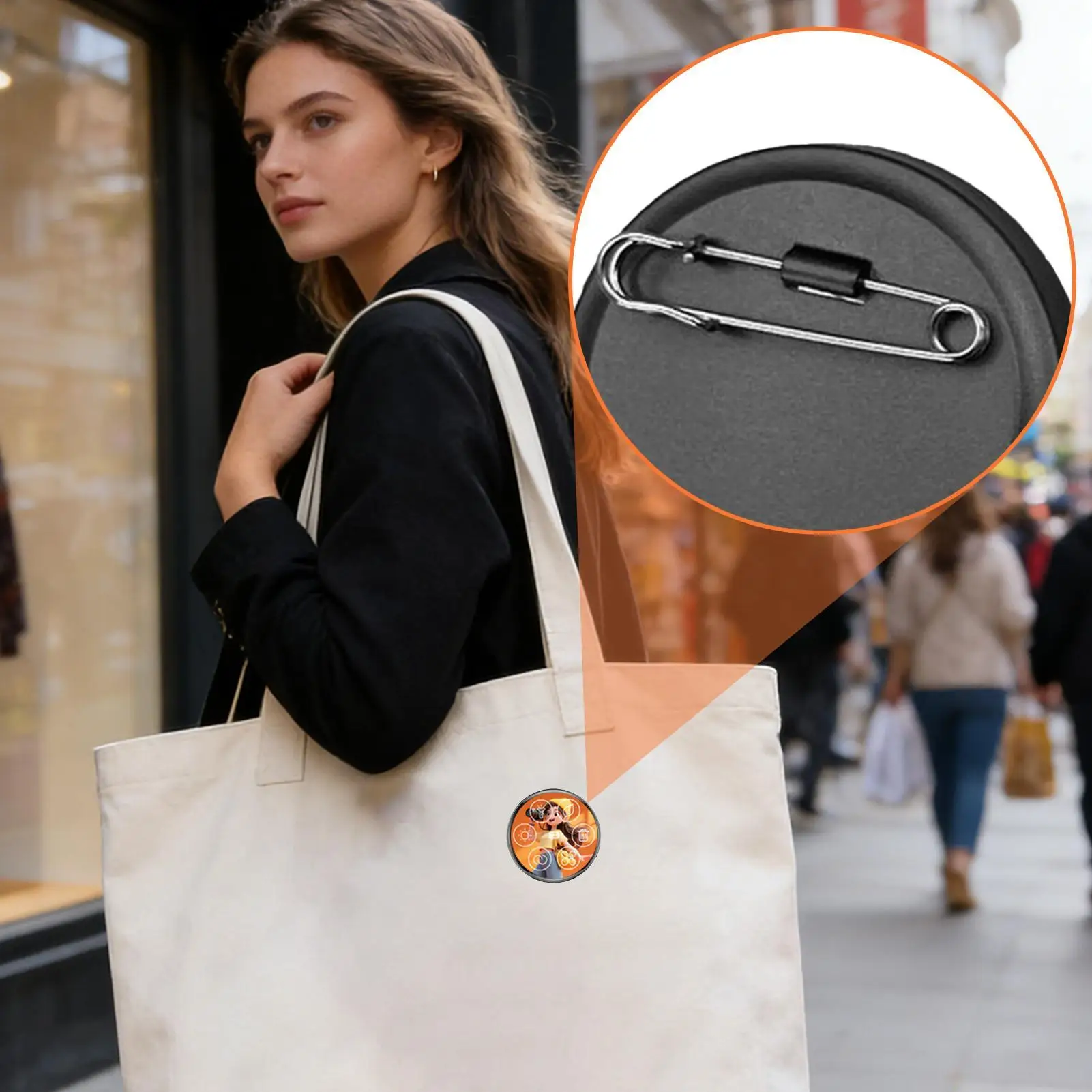 Digital Badge Rechargeable Touch Screen Photo Display Button Digital Display Badge for Business Workplace Convention Fan Meeting
Digital Badge Rechargeable Touch Screen Photo Display Button Digital Display Badge for Business Workplace Convention Fan Meeting