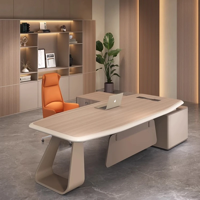 Modern President Supervisor Light Luxury Senior Manager Office Desks And Chair Combination Executive Desk Luxury Filing Cabinet
Modern President Supervisor Light Luxury Senior Manager Office Desks And Chair Combination Executive Desk Luxury Filing Cabinet