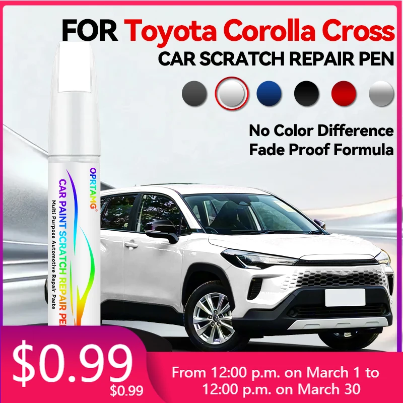 Car Tools Paint Repair Pen Touch Up Scratch Remover DIY Auto Accessories Black White Silver Red For Toyota Corolla Cross 2020-20
Car Tools Paint Repair Pen Touch Up Scratch Remover DIY Auto Accessories Black White Silver Red For Toyota Corolla Cross 2020-20