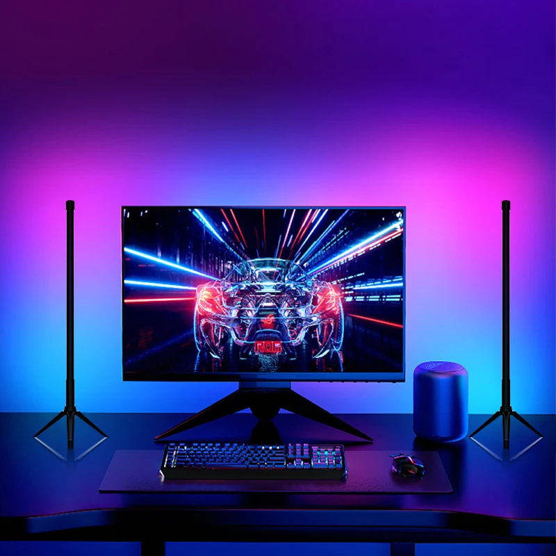RGB Music Sound control LED light app control Pickup Voice Activated Rhythm Lights color Ambient desktop LED bar Ambient Light
RGB Music Sound control LED light app control Pickup Voice Activated Rhythm Lights color Ambient desktop LED bar Ambient Light