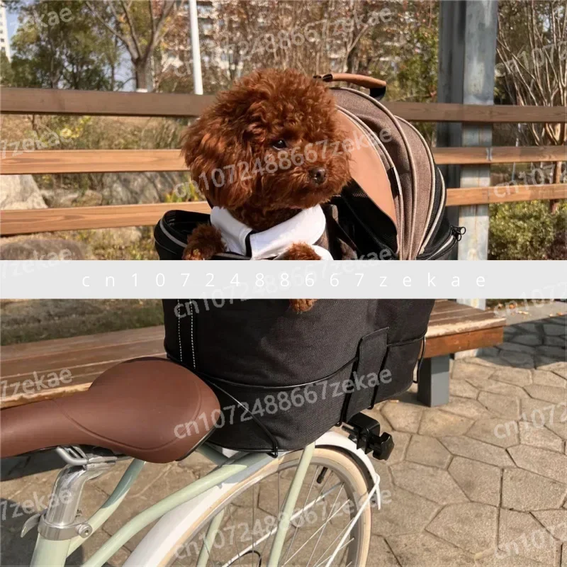 Outdoor Bicycle Rear Seat Dog Basket 2-in-1 Pet Transport Case Breathable Dog Basket Large Capacity Comfortable Carry for
Outdoor Bicycle Rear Seat Dog Basket 2-in-1 Pet Transport Case Breathable Dog Basket Large Capacity Comfortable Carry for