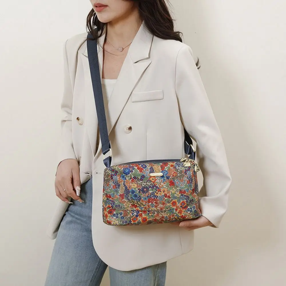 Casual Nylon Women's Shoulder Bag Floral Printed Multi-layer Pocket Messenger Bag Large Capacity Crossbody Bag for Mom
Casual Nylon Women's Shoulder Bag Floral Printed Multi-layer Pocket Messenger Bag Large Capacity Crossbody Bag for Mom