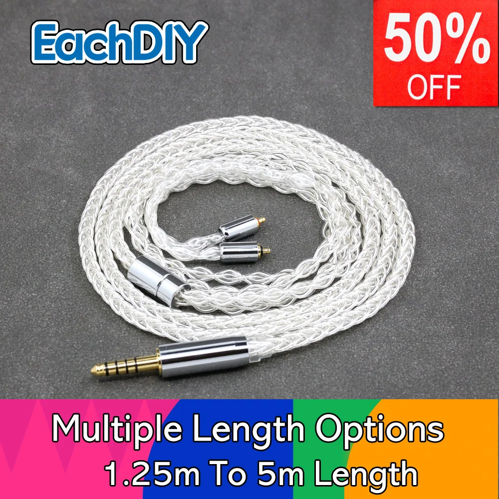 8 Core 99% 7n Pure Silver Palladium Earphone Cable For UE Live UE6 Pro Lighting SUPERBAX IPX Pro X10 X20 X30 X50 LN008400
8 Core 99% 7n Pure Silver Palladium Earphone Cable For UE Live UE6 Pro Lighting SUPERBAX IPX Pro X10 X20 X30 X50 LN008400