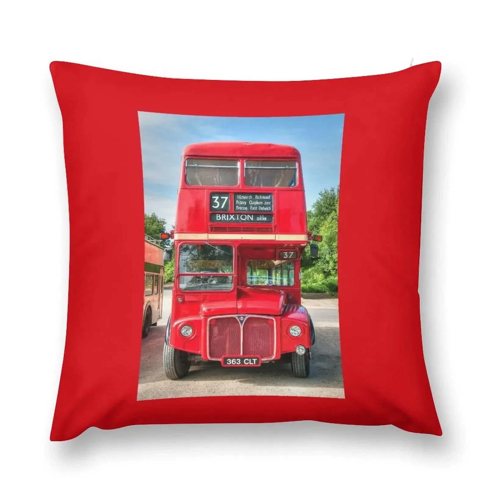 London Red Bus - Routemaster RM1363 Throw Pillow Pillow Covers Decorative Plaid Sofa pillow
London Red Bus - Routemaster RM1363 Throw Pillow Pillow Covers Decorative Plaid Sofa pillow