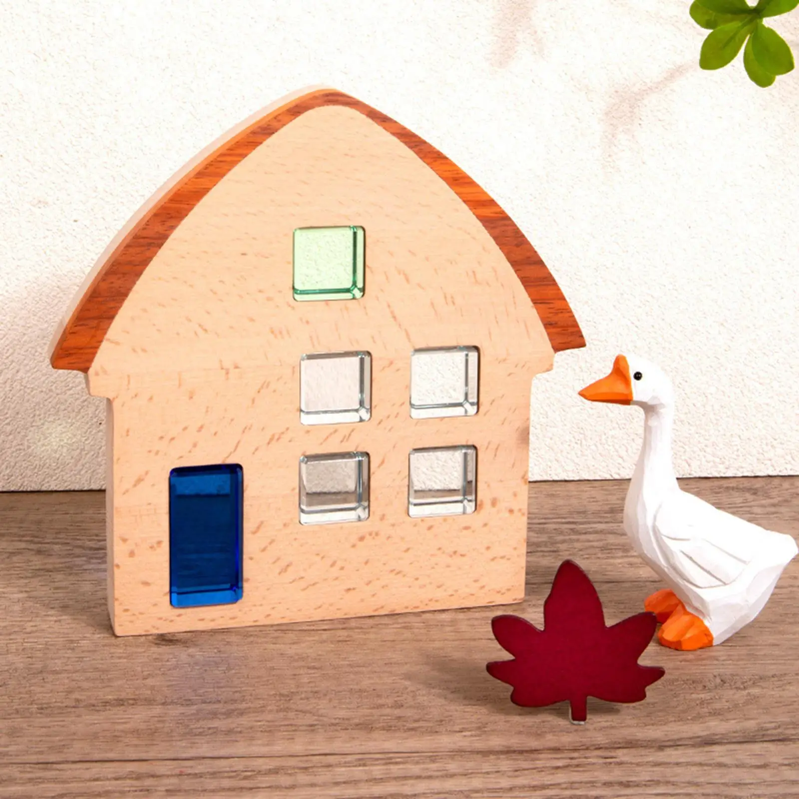 3 Pieces Wood House Blocks Sensory Toy Ornament for Kids Preschool Bookcase
3 Pieces Wood House Blocks Sensory Toy Ornament for Kids Preschool Bookcase
