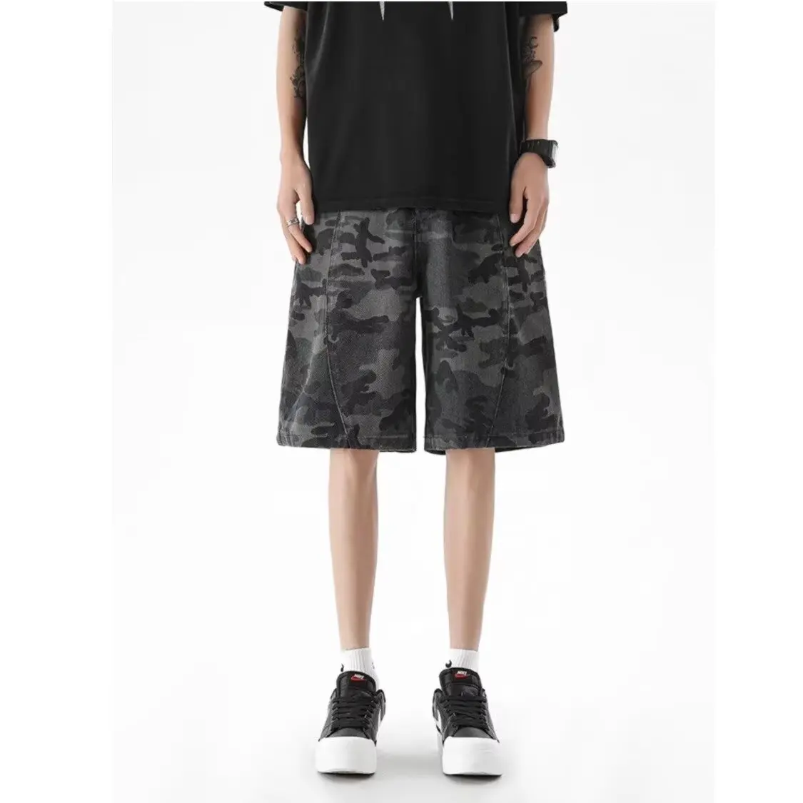 Американские ретро-шорты в рабочем стиле для мужчин: летние, модные, свободные, универсальные, камуфляжные, повседневные, средней длины, в стиле High Street
Американские ретро-шорты в рабочем стиле для мужчин: летние, модные, свободные, универсальные, камуфляжные, повседневные, средней длины, в стиле High Street