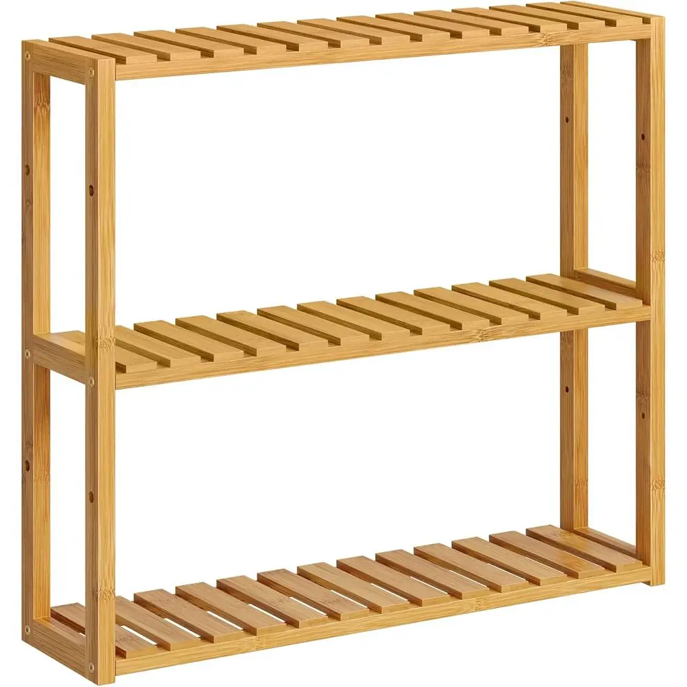 Bamboo 3-Tier Adjustable Plants Rack, Wall-Mounted or Stand, for Living Room, Balcony, Kitchen, 5.9 x 23.6 x 21.3 Inches, Natura
Bamboo 3-Tier Adjustable Plants Rack, Wall-Mounted or Stand, for Living Room, Balcony, Kitchen, 5.9 x 23.6 x 21.3 Inches, Natura
