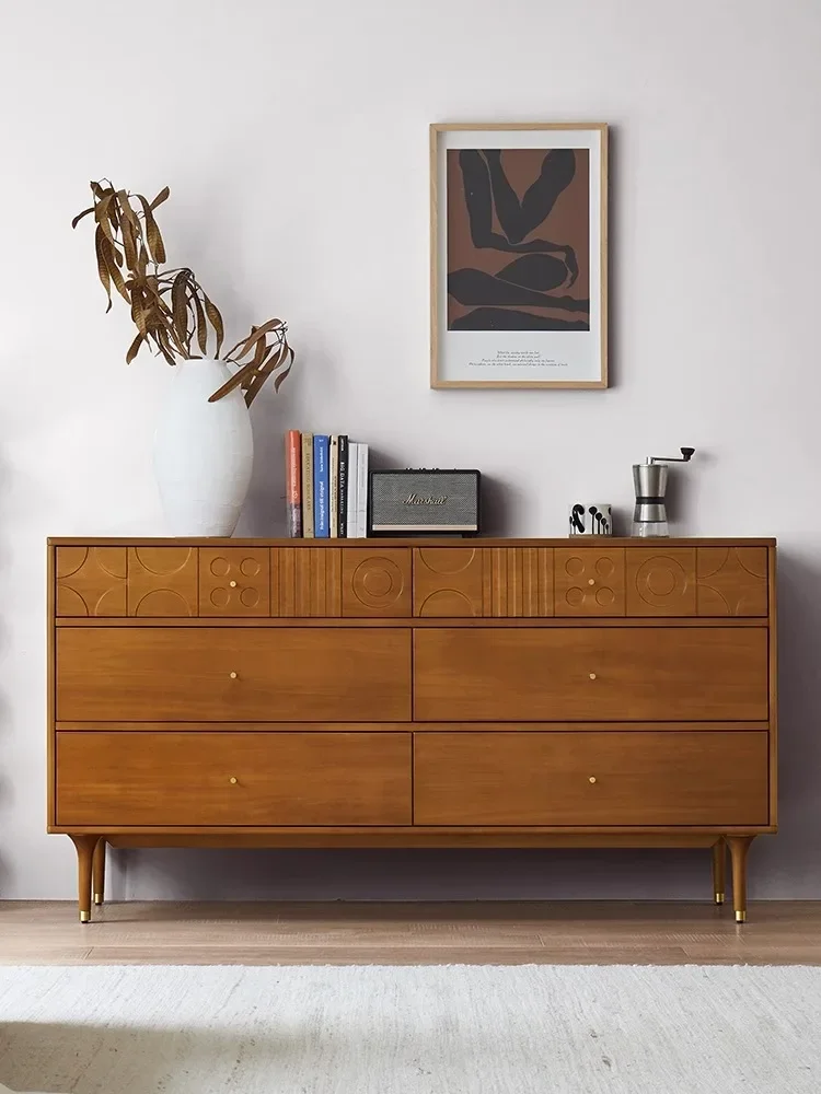 Комод из дерева Cherrywood с шестью ящиками, винтажный шкаф из массива дерева с шестью выдвижными ящиками для хранения
Комод из дерева Cherrywood с шестью ящиками, винтажный шкаф из массива дерева с шестью выдвижными ящиками для хранения