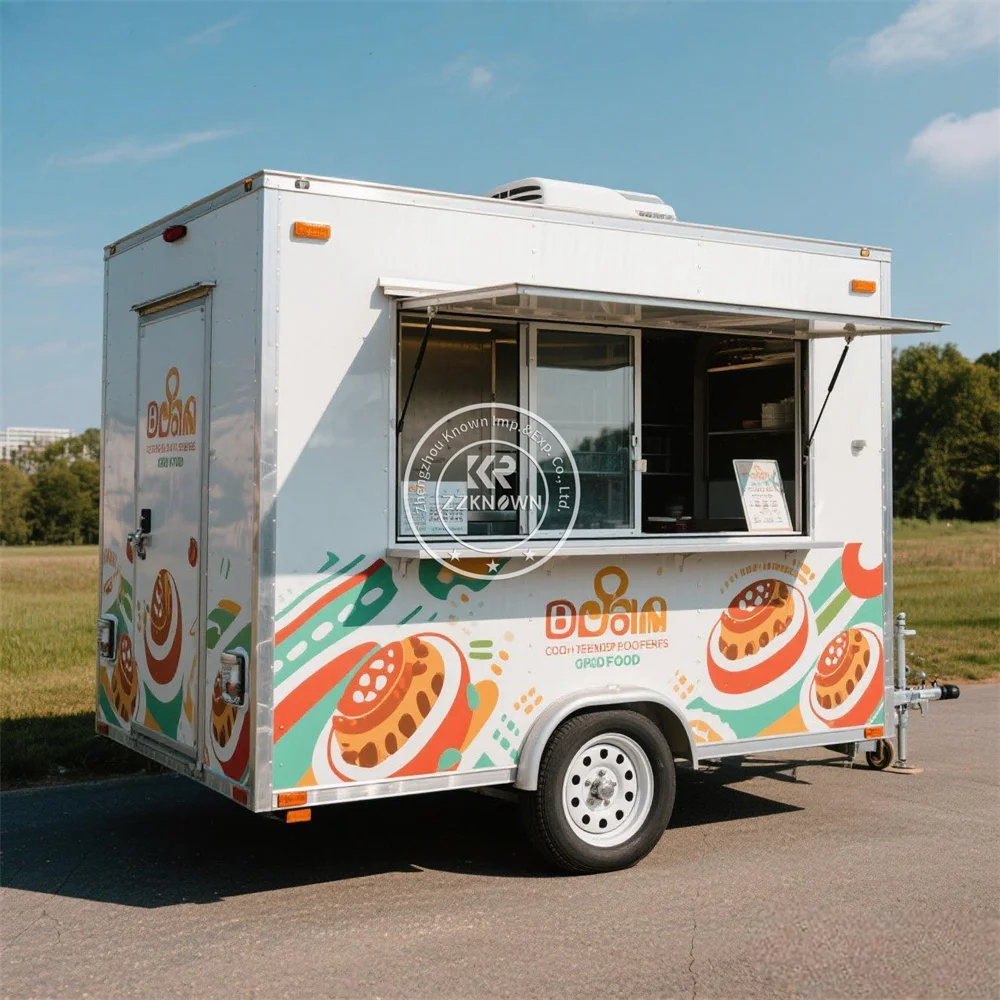 Customized Mobile Coffee Snack Cart Food Trailer Street Vending Shop Mobile Snack Coffee Truck Fast Food Kiosk For Sale 
Customized Mobile Coffee Snack Cart Food Trailer Street Vending Shop Mobile Snack Coffee Truck Fast Food Kiosk For Sale