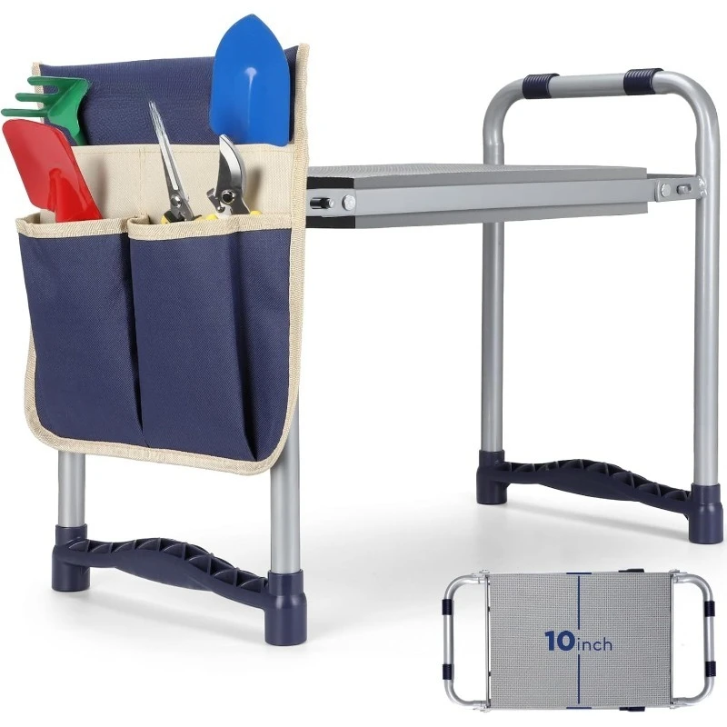 Upgraded Garden Kneeler and Seat with Thicken & Widen Soft Kneeling Pad, Heavy-Duty Foldable Garden Stool with Large Garden Tool
Upgraded Garden Kneeler and Seat with Thicken & Widen Soft Kneeling Pad, Heavy-Duty Foldable Garden Stool with Large Garden Tool