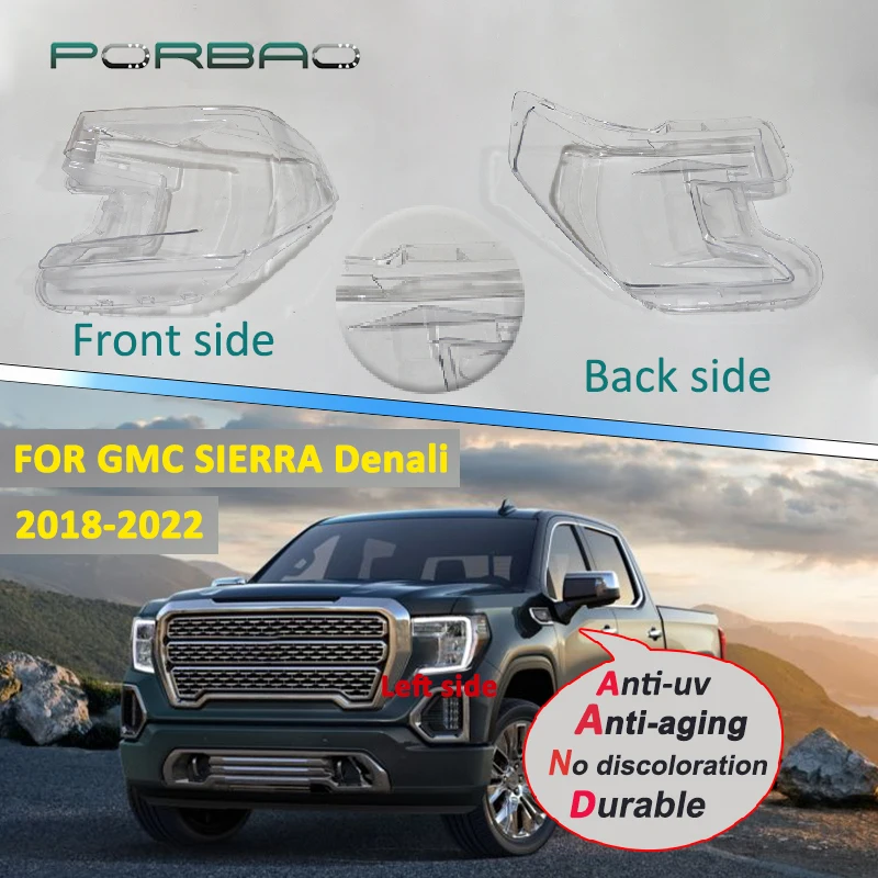 For GMC SIERRA Denali 2018 2019 2020 2021 2022 Headlight Lens Cover Lamp Shade Headlight Shell Replace Original Lampshade
For GMC SIERRA Denali 2018 2019 2020 2021 2022 Headlight Lens Cover Lamp Shade Headlight Shell Replace Original Lampshade