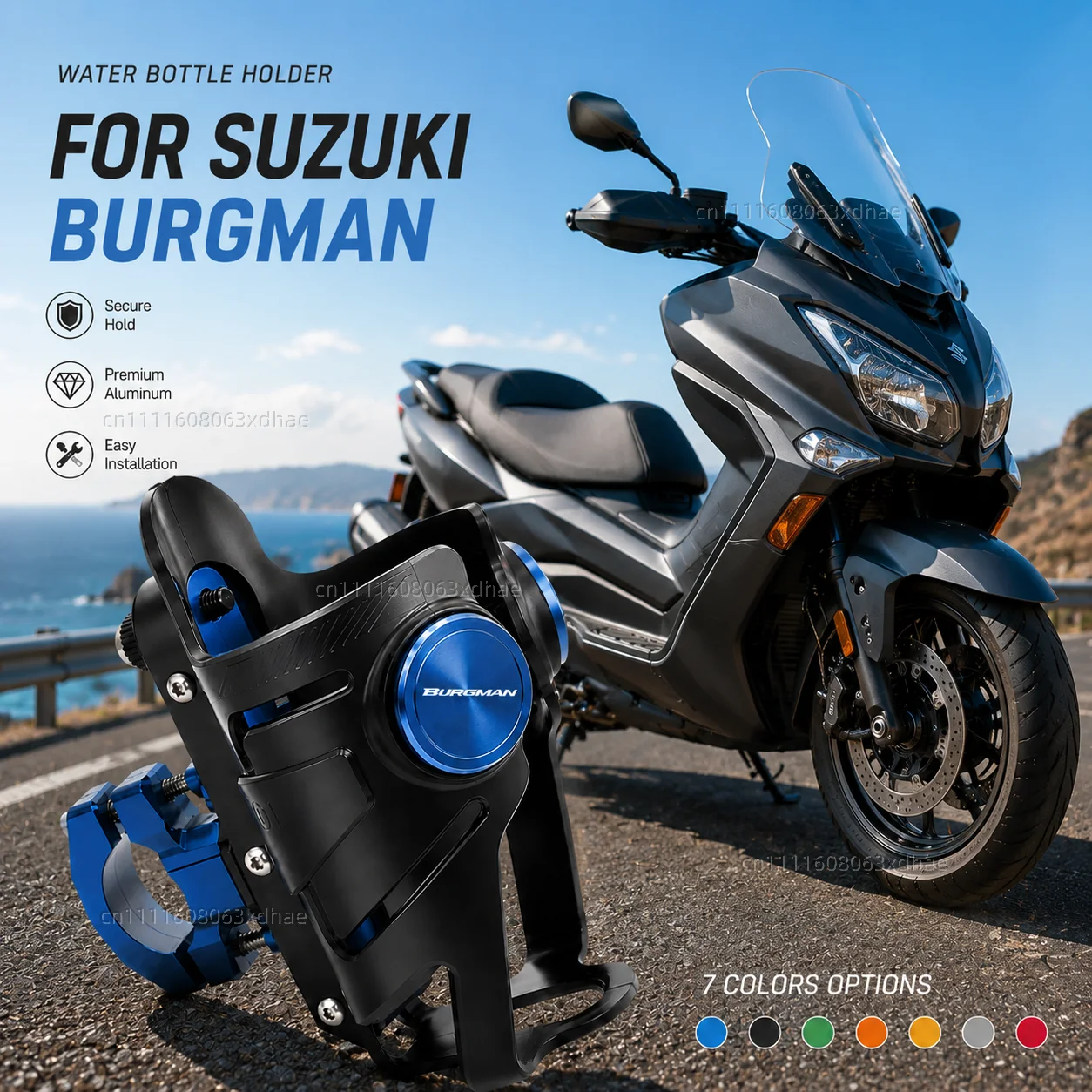 Motorcycle Water Bottle Holder For BURGMAN AN125 AN250 AN400 AN650 AN Coffee Beverage Tea Cup Support Modification Accessories
Motorcycle Water Bottle Holder For BURGMAN AN125 AN250 AN400 AN650 AN Coffee Beverage Tea Cup Support Modification Accessories