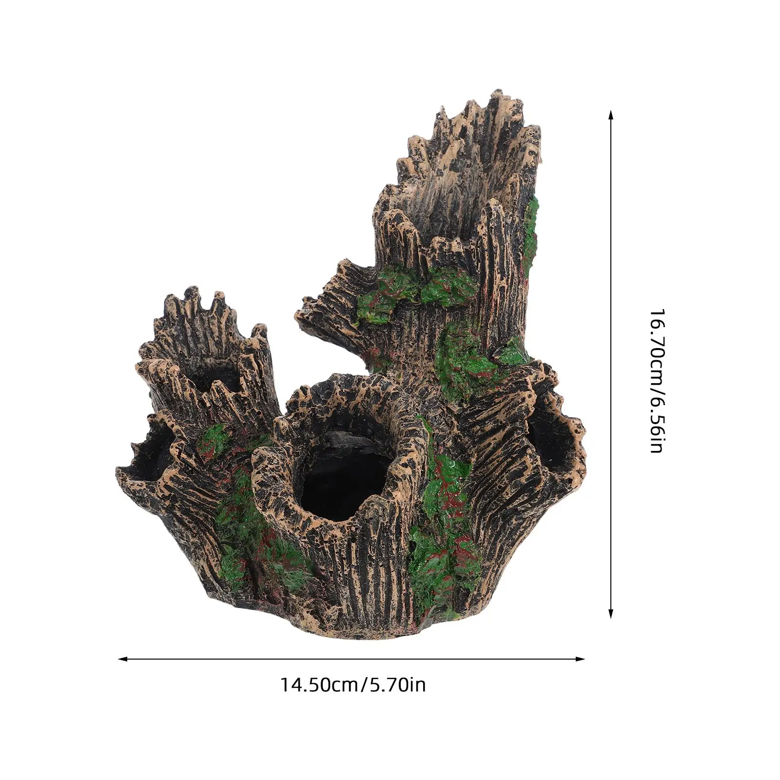 Artificial Aquarium Tree Trunk Multi Hole Stump Fish Tank Underwater Decor L scape Stumps Desktop Aquatic Pet Supplies
Artificial Aquarium Tree Trunk Multi Hole Stump Fish Tank Underwater Decor L scape Stumps Desktop Aquatic Pet Supplies