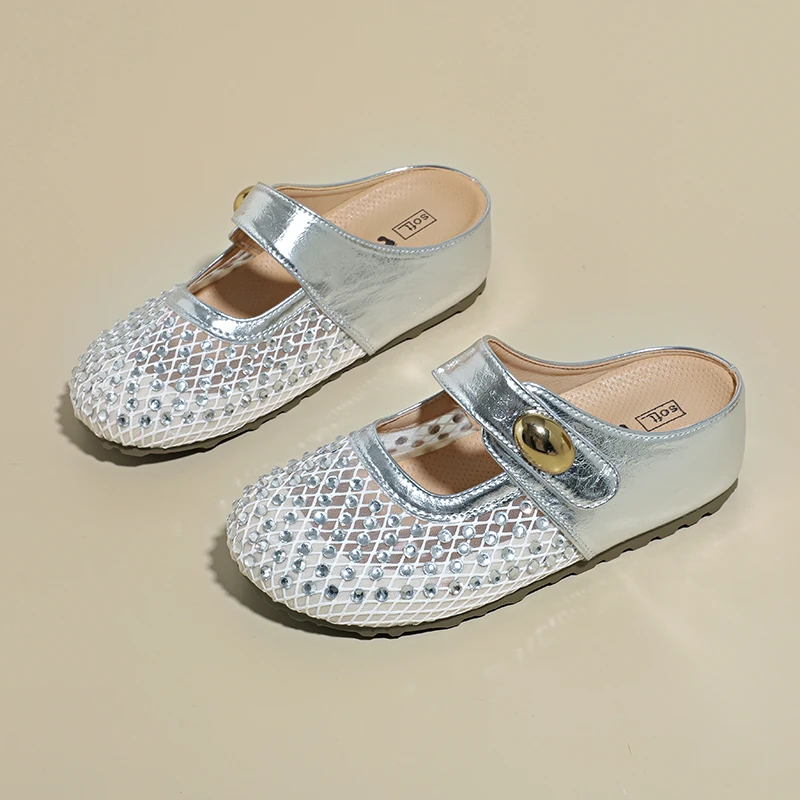 Water Crystal Front Netted Half-toe Sandals for Women, Summer 2026 New Style, Outerwear Style Front Slip-on Sandals
Water Crystal Front Netted Half-toe Sandals for Women, Summer 2026 New Style, Outerwear Style Front Slip-on Sandals