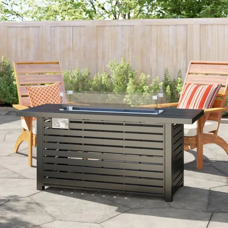 24 Steel Propane Fire Pit Table with Cover for outdoor use, black finish, weather-resistant construction, easy ignition, includ
24 Steel Propane Fire Pit Table with Cover for outdoor use, black finish, weather-resistant construction, easy ignition, includ