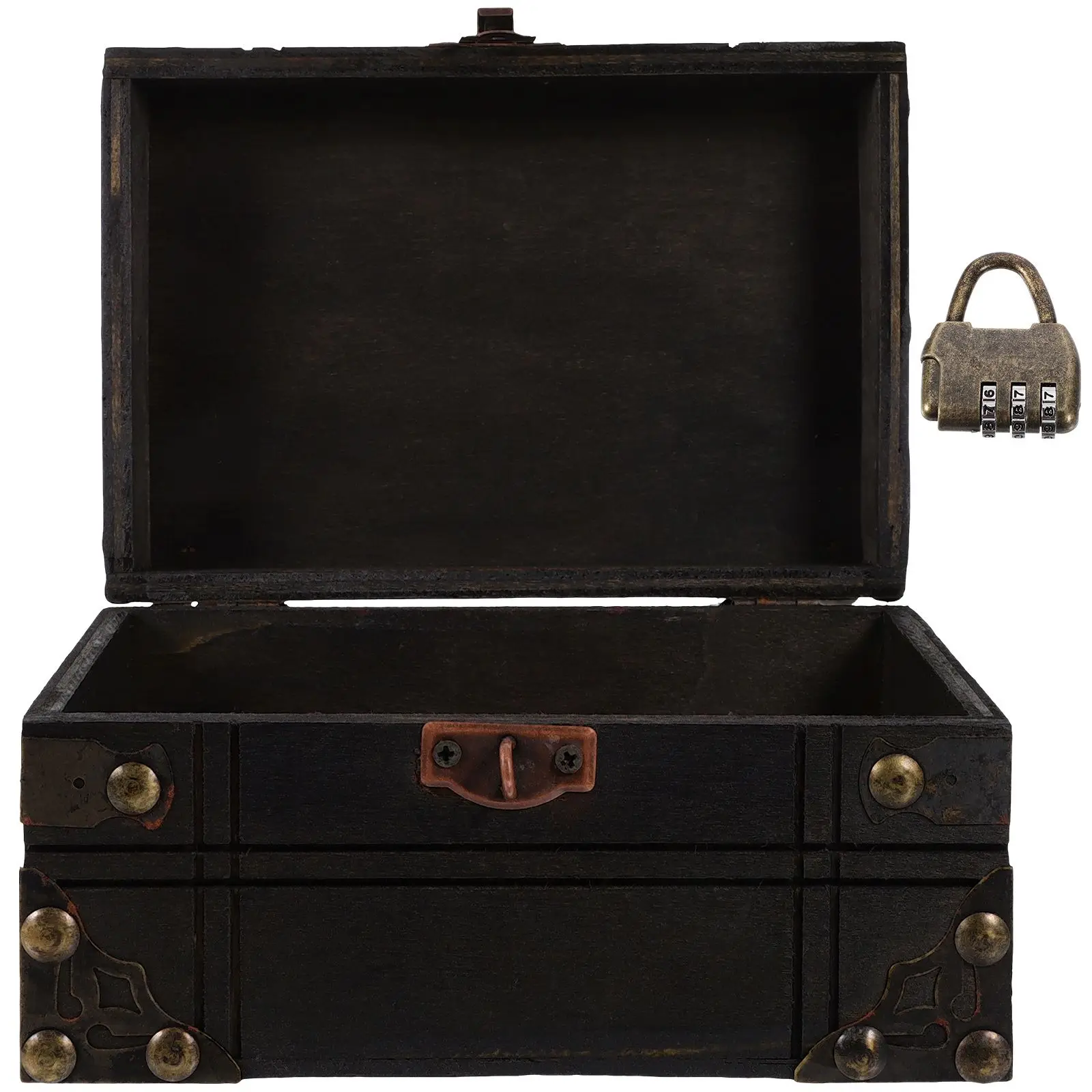 Vintage Jewelry Box Wooden Treasure Chest High Quality Retro Grey Storage Case For Earrings Rings Diamonds Trinkets Keepsake Box
Vintage Jewelry Box Wooden Treasure Chest High Quality Retro Grey Storage Case For Earrings Rings Diamonds Trinkets Keepsake Box