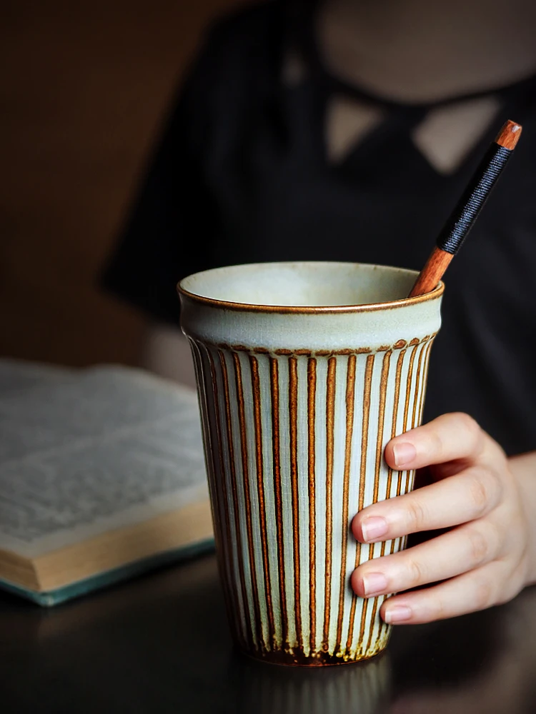 The product can be customized.Japanese style vintage mug coffee mug handmade stoneware water mug personality
The product can be customized.Japanese style vintage mug coffee mug handmade stoneware water mug personality