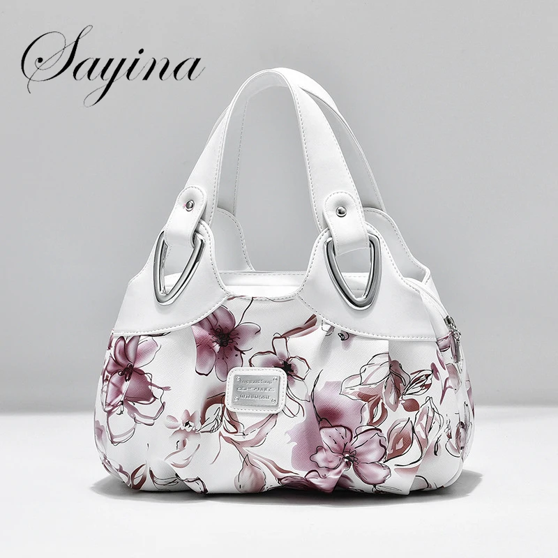 Women Fashion Shoulder Bags Printed Flowers Ladies Top-hand Bag Designer Luxury Brand High Quality Leather Ladies Handbag
Women Fashion Shoulder Bags Printed Flowers Ladies Top-hand Bag Designer Luxury Brand High Quality Leather Ladies Handbag