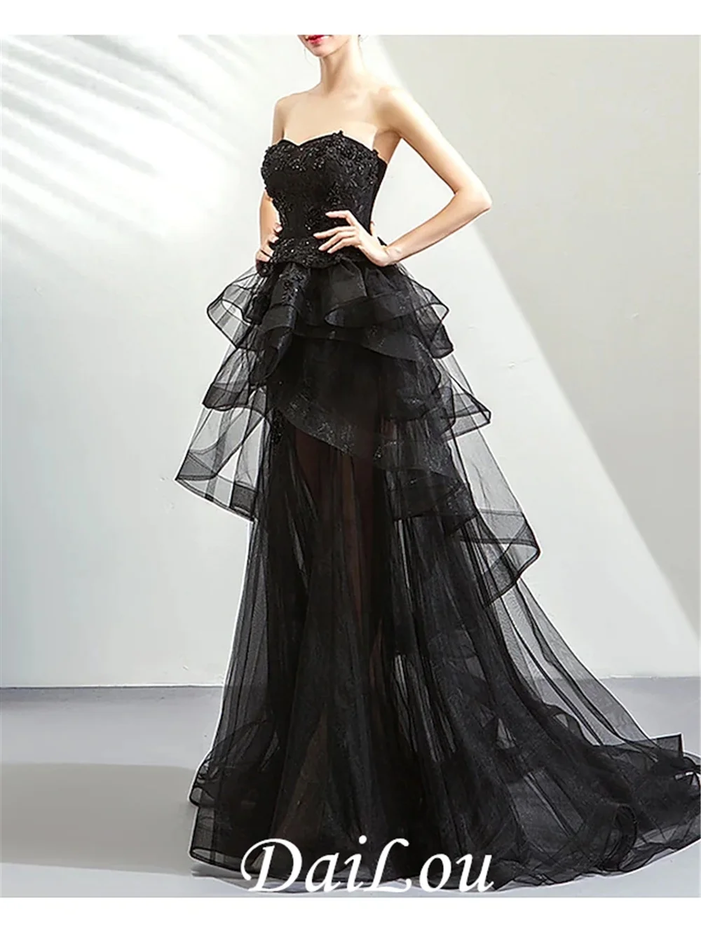Ball Gown Evening Dresses Hot Dress Prom Sweep / Brush Train Sleeveless Strapless Lace with Tier
Ball Gown Evening Dresses Hot Dress Prom Sweep / Brush Train Sleeveless Strapless Lace with Tier