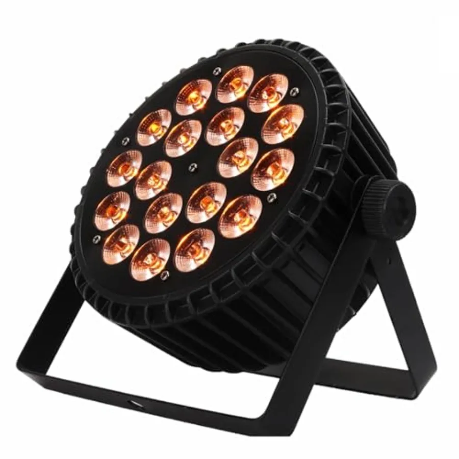 Par Can Stage Lights LED RGBW 4in1, Wash/Strobe Effect, DMX512 Uplights Aluminum Shell, with Sound Activated Party Lights for C
Par Can Stage Lights LED RGBW 4in1, Wash/Strobe Effect, DMX512 Uplights Aluminum Shell, with Sound Activated Party Lights for C