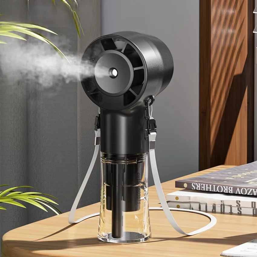 Mini Humidifier Fan Portable Handheld Spray Fan USB Rechargeable Fan with Humidifier Small Hanging Neck Fan Water Mist Hand Fan
Mini Humidifier Fan Portable Handheld Spray Fan USB Rechargeable Fan with Humidifier Small Hanging Neck Fan Water Mist Hand Fan