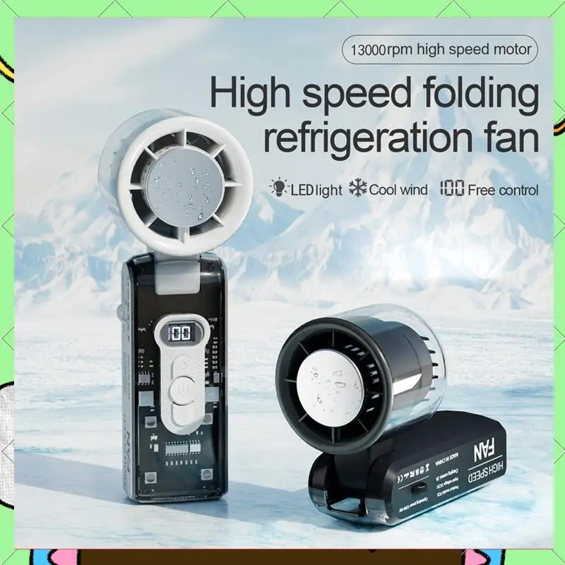 Semiconductor Refrigeration High Speed Fan Rechargeable Handheld Outdoor Turbo Fan Led Lighting Black-BAAQ
Semiconductor Refrigeration High Speed Fan Rechargeable Handheld Outdoor Turbo Fan Led Lighting Black-BAAQ