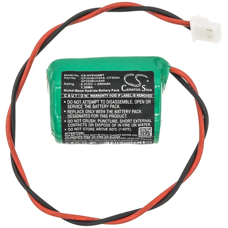 CS 230mAh Battery For Honeywell CP300H GP250BVH5A6 GP320BVH5A6 AG6/WB HWAG6S RESON8 ADE RESON8 8EP420 Risco Eurosec XS3D
CS 230mAh Battery For Honeywell CP300H GP250BVH5A6 GP320BVH5A6 AG6/WB HWAG6S RESON8 ADE RESON8 8EP420 Risco Eurosec XS3D