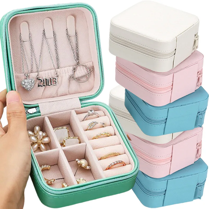 Jewellery Boxes and Packaging Jewelry Stand Disply Accessories Organizer Boxes Portable Mini Travel Jewelry Storage Box Zipper
Jewellery Boxes and Packaging Jewelry Stand Disply Accessories Organizer Boxes Portable Mini Travel Jewelry Storage Box Zipper