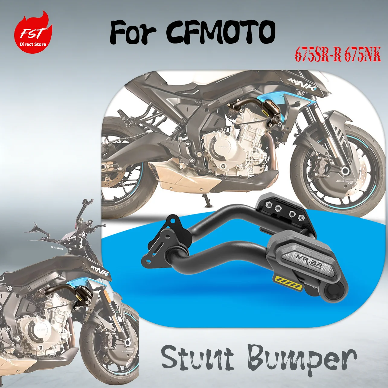 Crash Bars Frame Sliders For CFMOTO 675SR-R 675NK Engine Guard Stunt Bumper Protector
Crash Bars Frame Sliders For CFMOTO 675SR-R 675NK Engine Guard Stunt Bumper Protector