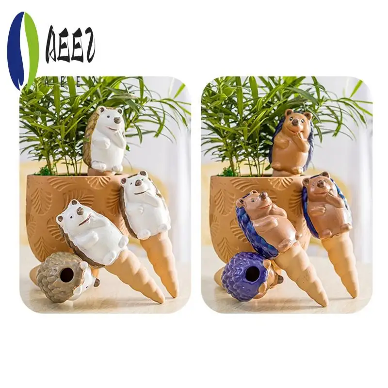 AEE2-4 Pack Self Watering Spikes Cute Hedgehog Shape Terracotta Indoor And Outdoor Plant Watering Globes
AEE2-4 Pack Self Watering Spikes Cute Hedgehog Shape Terracotta Indoor And Outdoor Plant Watering Globes