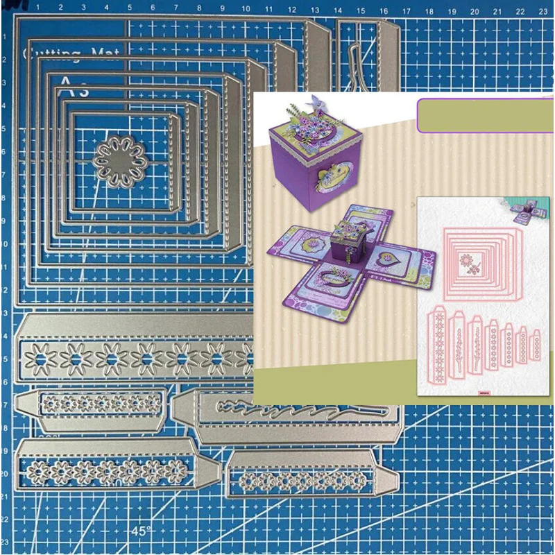 Metal Cutting Dies Diy Box Scrapbooking Embossing Paper Card Crafts Stencil Mold
Metal Cutting Dies Diy Box Scrapbooking Embossing Paper Card Crafts Stencil Mold