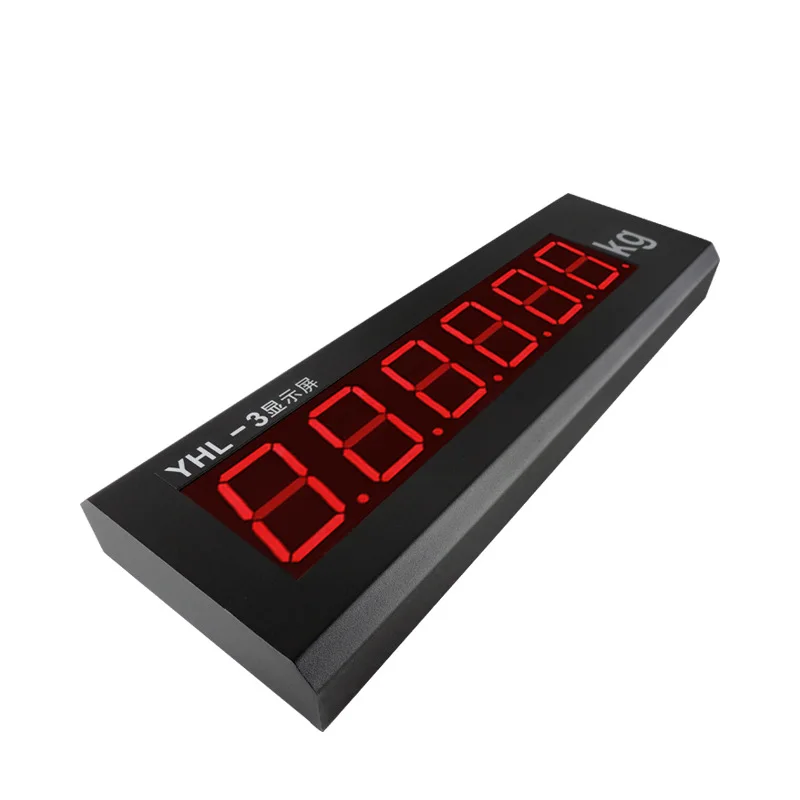 YHL-3 YHL-5 YHL-8 Weighing Scale Indicator Large Screen LED Outdoor Red Text Display for Truck Weighing Scale