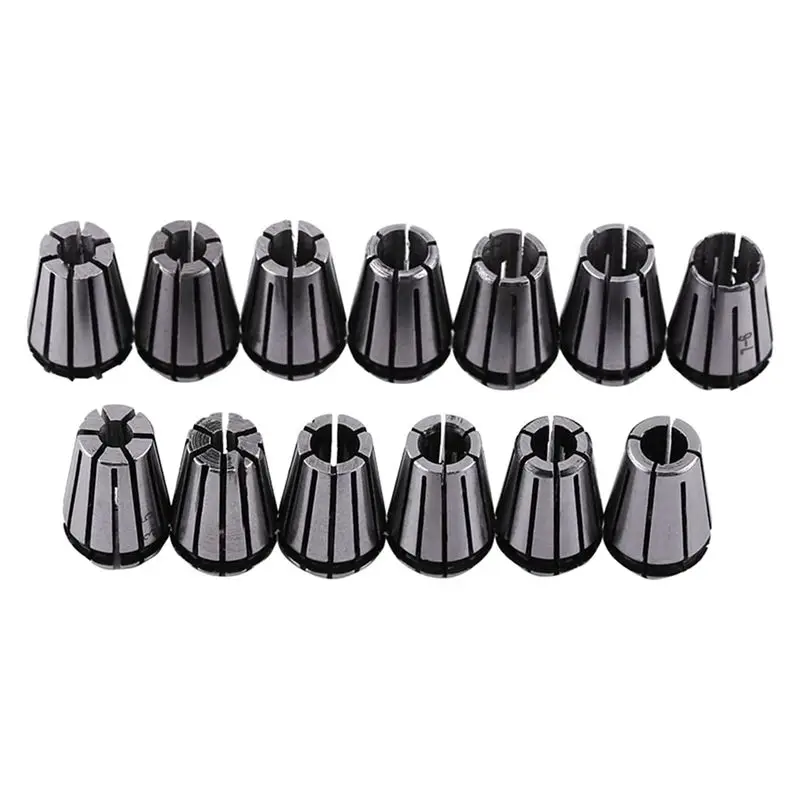 Набор цанг ER11 Y42A-15PCS, пружинные цанги для шпинделя ЧПУ, сменные цанги из пружинной стали 65Mn
Набор цанг ER11 Y42A-15PCS, пружинные цанги для шпинделя ЧПУ, сменные цанги из пружинной стали 65Mn