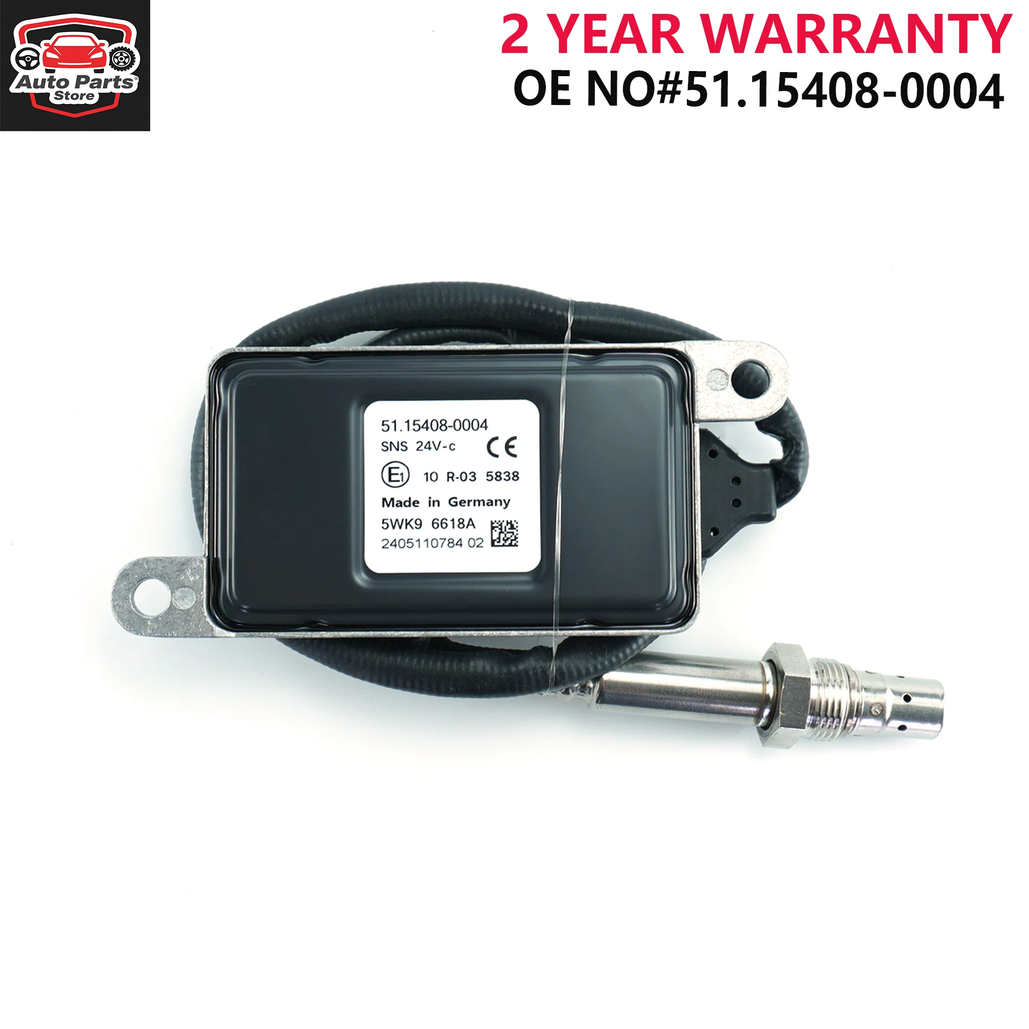 5WK96618A 51.15408-0004 5WK9 6618A New Nitrogen Oxide Sensor 24V For MAN TGA TGL TGM TGS TG NOx Sensor
5WK96618A 51.15408-0004 5WK9 6618A New Nitrogen Oxide Sensor 24V For MAN TGA TGL TGM TGS TG NOx Sensor