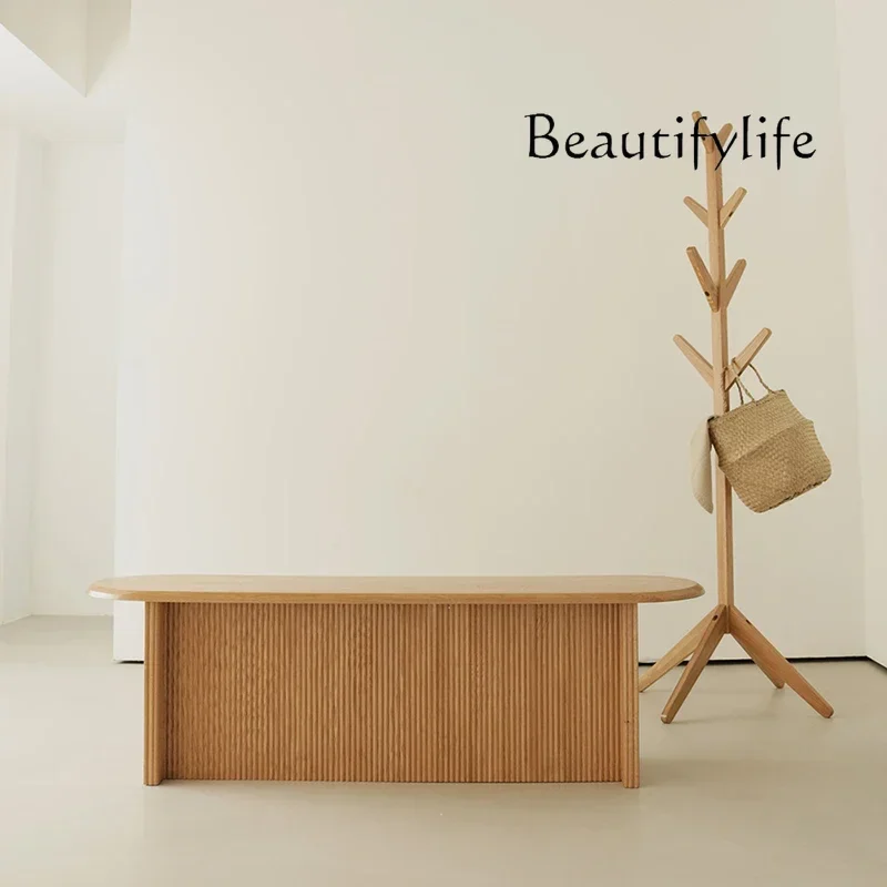 Nordic Solid Wood Japanese Rattan Bed Tail Shoe Changing Stool Household Dining Table Small Apartment Long Board Stool
Nordic Solid Wood Japanese Rattan Bed Tail Shoe Changing Stool Household Dining Table Small Apartment Long Board Stool