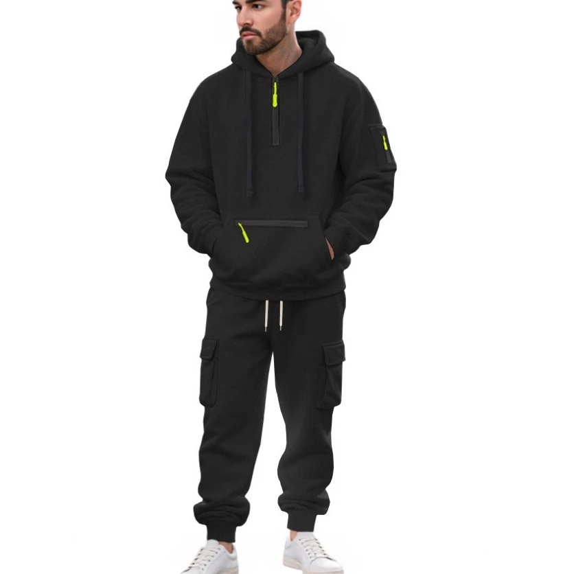 Новинка 2025, мужской комплект с капюшоном, повседневная спортивная одежда, тяжелая длинная зимняя одежда из полиэфирного волокна све, длинные брюки, удобная посадка
Новинка 2025, мужской комплект с капюшоном, повседневная спортивная одежда, тяжелая длинная зимняя одежда из полиэфирного волокна све, длинные брюки, удобная посадка