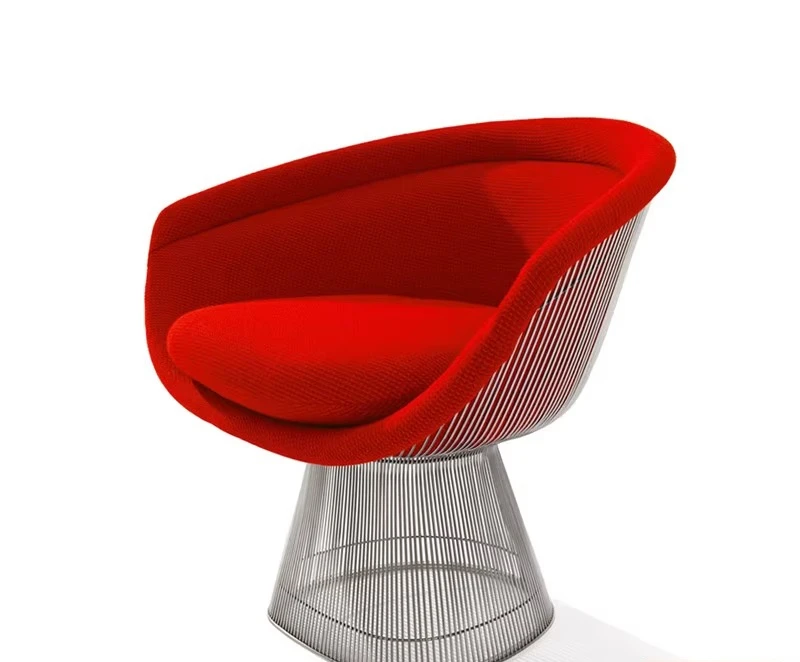 Nordic light luxury stainless steel leisure chair designer home living room single sofa Plattner chair
Nordic light luxury stainless steel leisure chair designer home living room single sofa Plattner chair