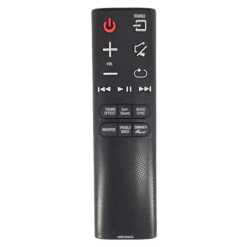 Mando a distancia reemplazable para samsung AH59-02632A, barra de sonido HWH750, HWH750/ZA, HWH751
Mando a distancia reemplazable para samsung AH59-02632A, barra de sonido HWH750, HWH750/ZA, HWH751
