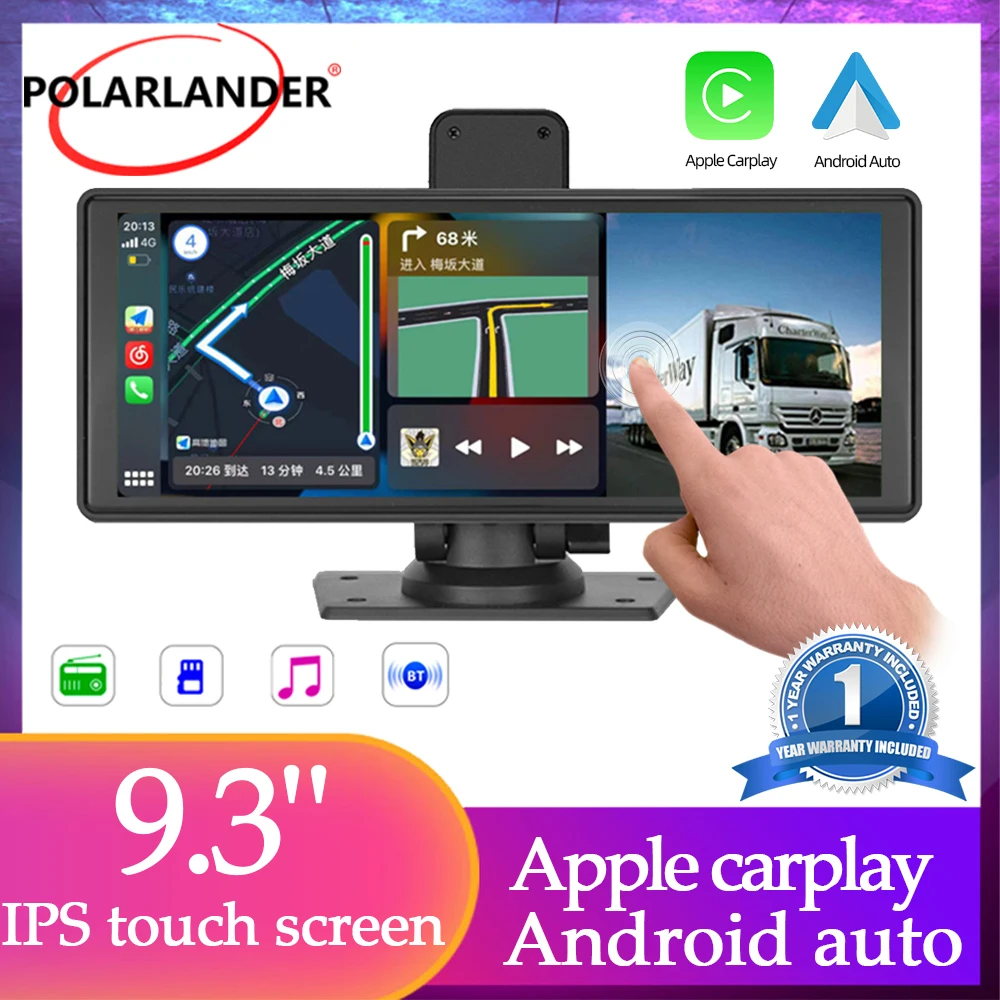 Car Multimedia Player Bluetooth Function Android Auto Wireless Carplay IPS Large Screen Portable Monitors Support FM 9.3 Inch
Car Multimedia Player Bluetooth Function Android Auto Wireless Carplay IPS Large Screen Portable Monitors Support FM 9.3 Inch