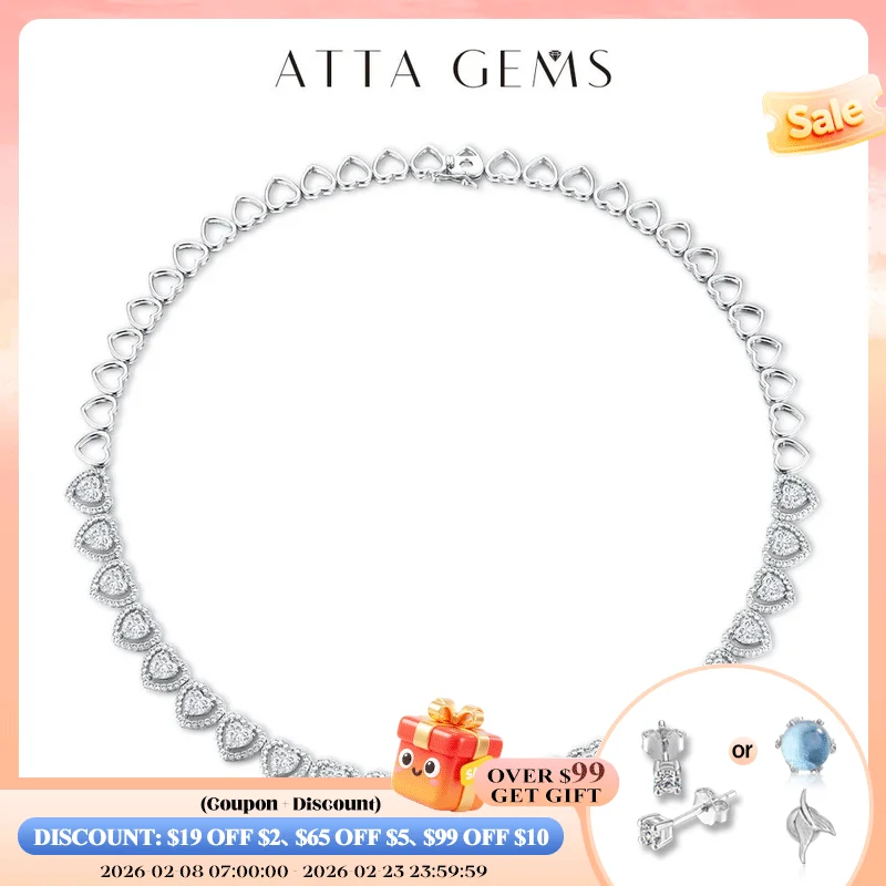 ATTAGEMS Luxury Heart Moissanite Necklace for Women Lab Created Ruby Blue Sapphire S925 Silver Gold Plated Engagement Party Gift
ATTAGEMS Luxury Heart Moissanite Necklace for Women Lab Created Ruby Blue Sapphire S925 Silver Gold Plated Engagement Party Gift