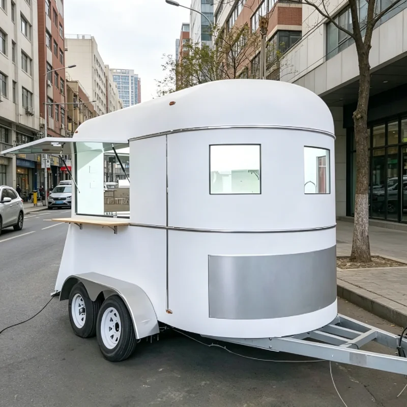 Small Business Mobile Food Trailer Wheeled Ice Cream Coffee Vending Cart
Small Business Mobile Food Trailer Wheeled Ice Cream Coffee Vending Cart