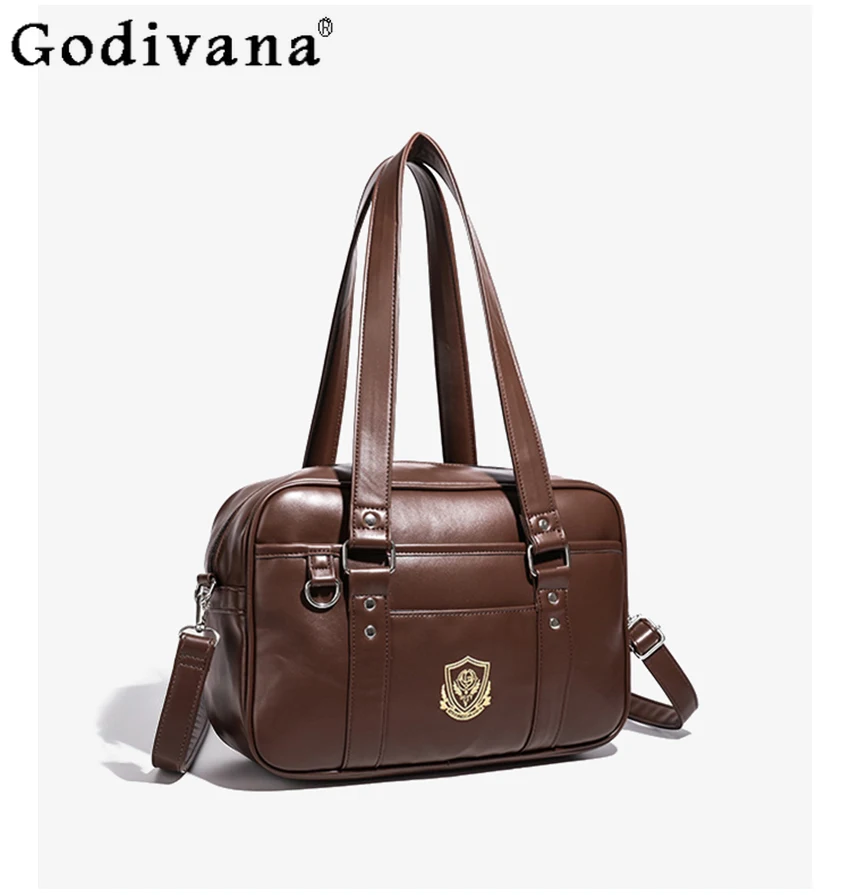 College Style Original JK Uniform Handbag Large-capacity Japanese College Simple Commuting Versatile Oblique Span Shoulder Bag
College Style Original JK Uniform Handbag Large-capacity Japanese College Simple Commuting Versatile Oblique Span Shoulder Bag