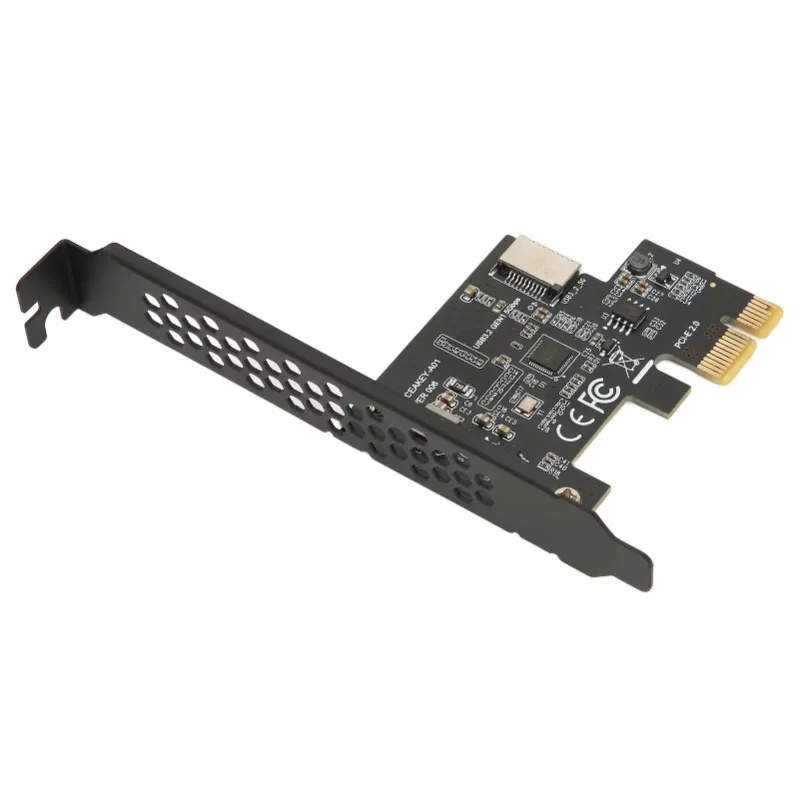 PCIE to USB 3.2 Expansion Card 5Gbps High Speed PCIE X1 to USB3.2 Gen1 TYPE E 20PIN Expansion Card For Desktop Front Type C
PCIE to USB 3.2 Expansion Card 5Gbps High Speed PCIE X1 to USB3.2 Gen1 TYPE E 20PIN Expansion Card For Desktop Front Type C