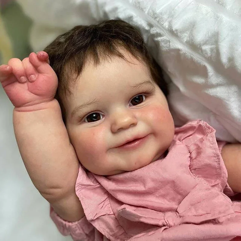 Two Size Versions Reborn Maddie Cute Girl Doll with Root Hair Toddler Popular Soft Plush Toy Body High Quality Doll Cute Doll
Two Size Versions Reborn Maddie Cute Girl Doll with Root Hair Toddler Popular Soft Plush Toy Body High Quality Doll Cute Doll