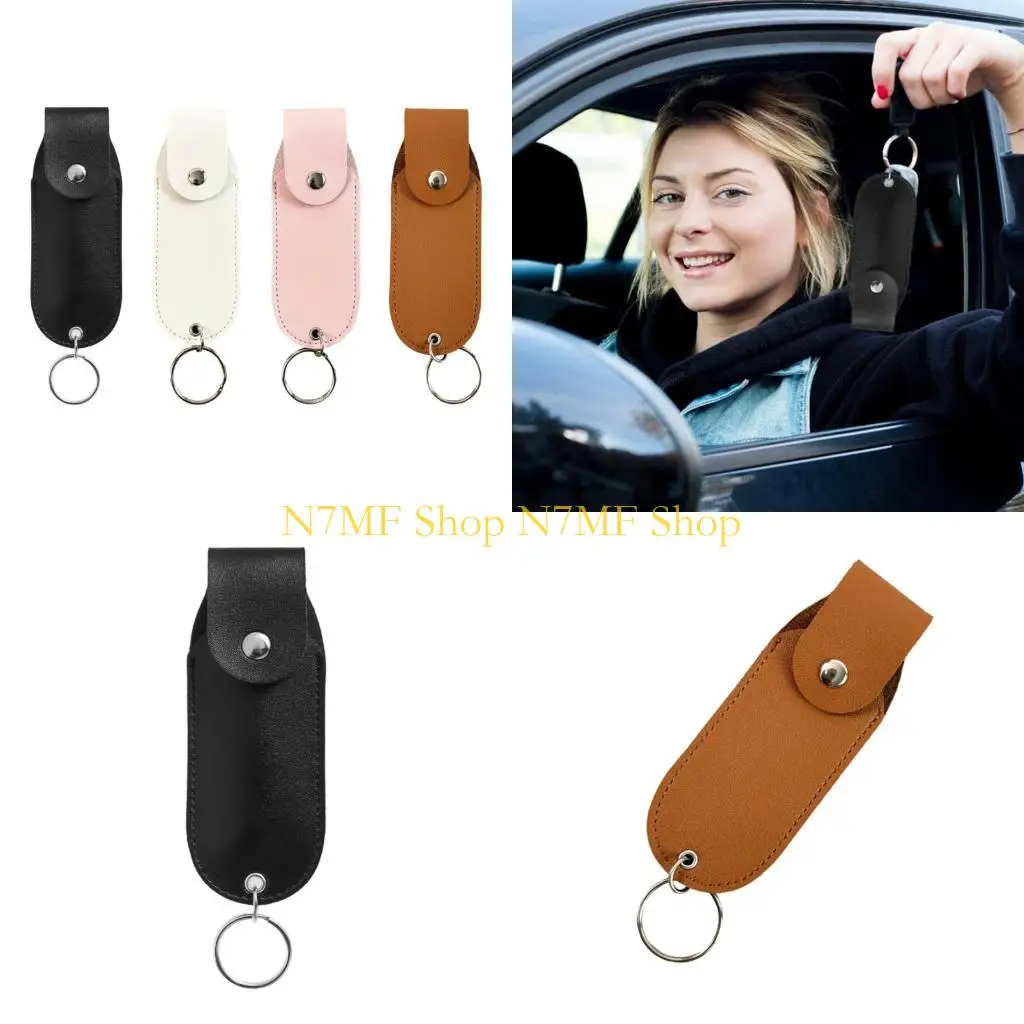 N7MF Pepper Sprays Keychain Soft 13x5cm Leather Case Protective Sleeve Keyring for Personal Security Devices
N7MF Pepper Sprays Keychain Soft 13x5cm Leather Case Protective Sleeve Keyring for Personal Security Devices