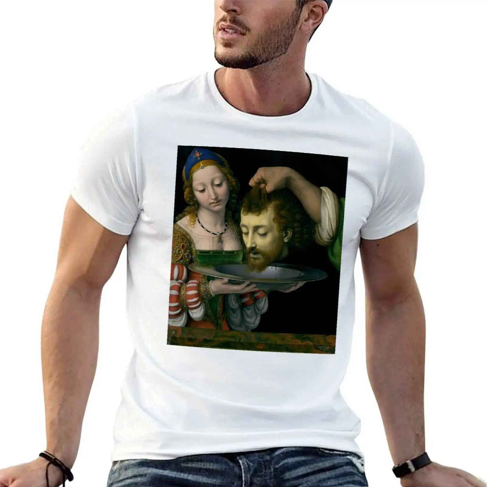 Salome with the Head of Saint John the Baptist - Andrea Solario T-Shirt t shirts for man graphic tees T-Shirt
Salome with the Head of Saint John the Baptist - Andrea Solario T-Shirt t shirts for man graphic tees T-Shirt